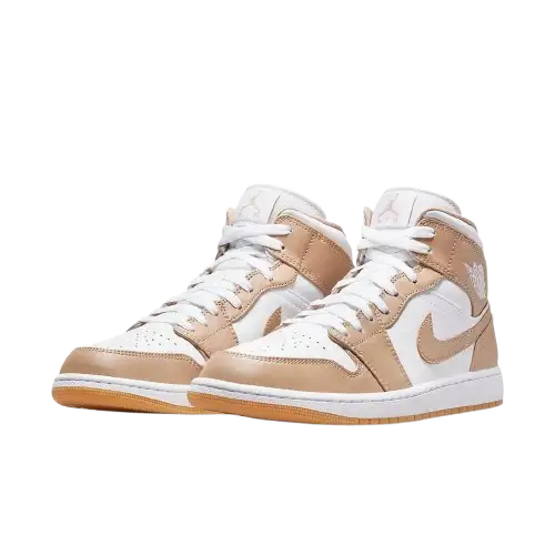 Jordan 1 Mid Tan Gum - 1