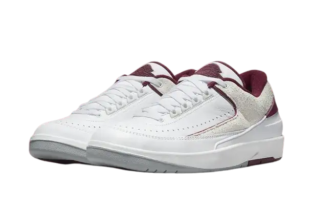 Jordan 2 Low White Cherrywood Red - 1