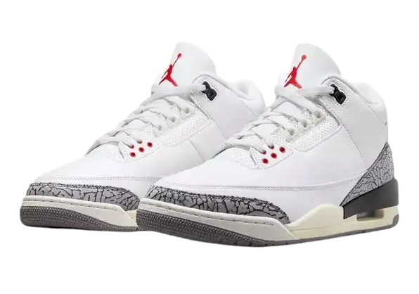 Jordan 3 White Metallic Silver - 1