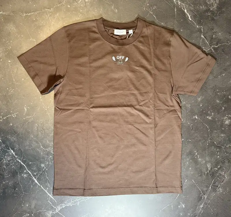 Off-White Bandana Brown Tee - 1