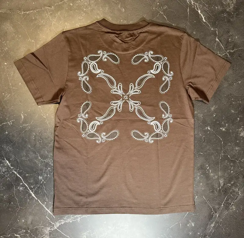 Off-White Bandana Brown Tee 2