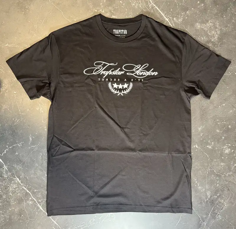 Trapstar Logo Black Tee - 1