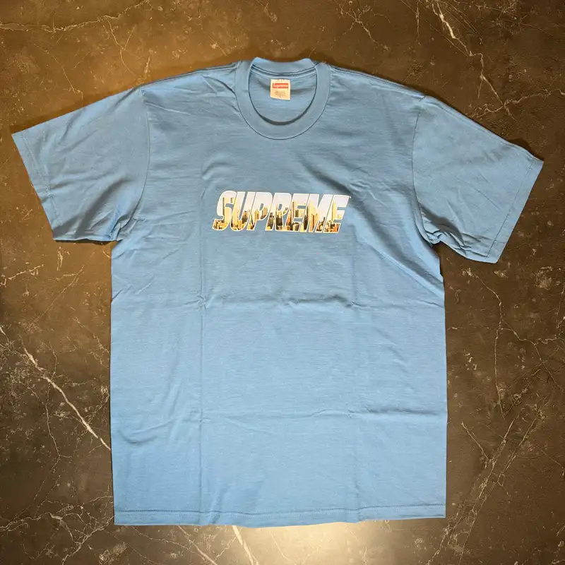 Supreme Gotham Tee Faded Blue - 1