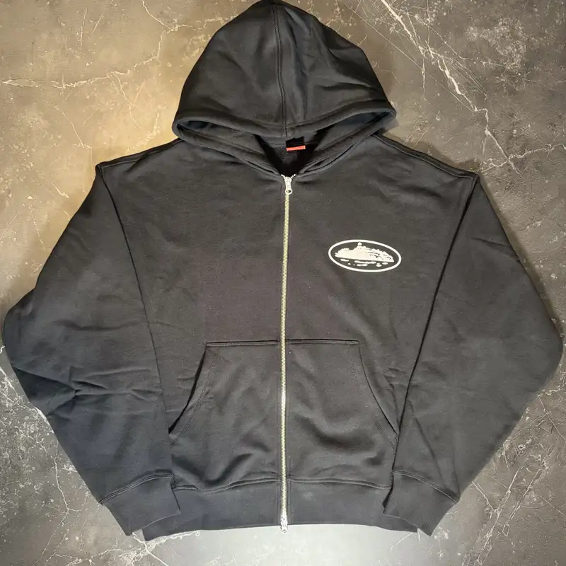 Corteiz Island Puff Print Zip Hoodie - 1