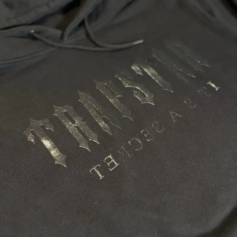 Trapstar Monochrome Black Hoodie 2