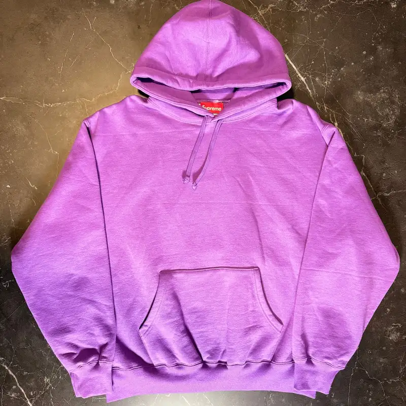 Supreme Satin Applique Purple Hoodie 2