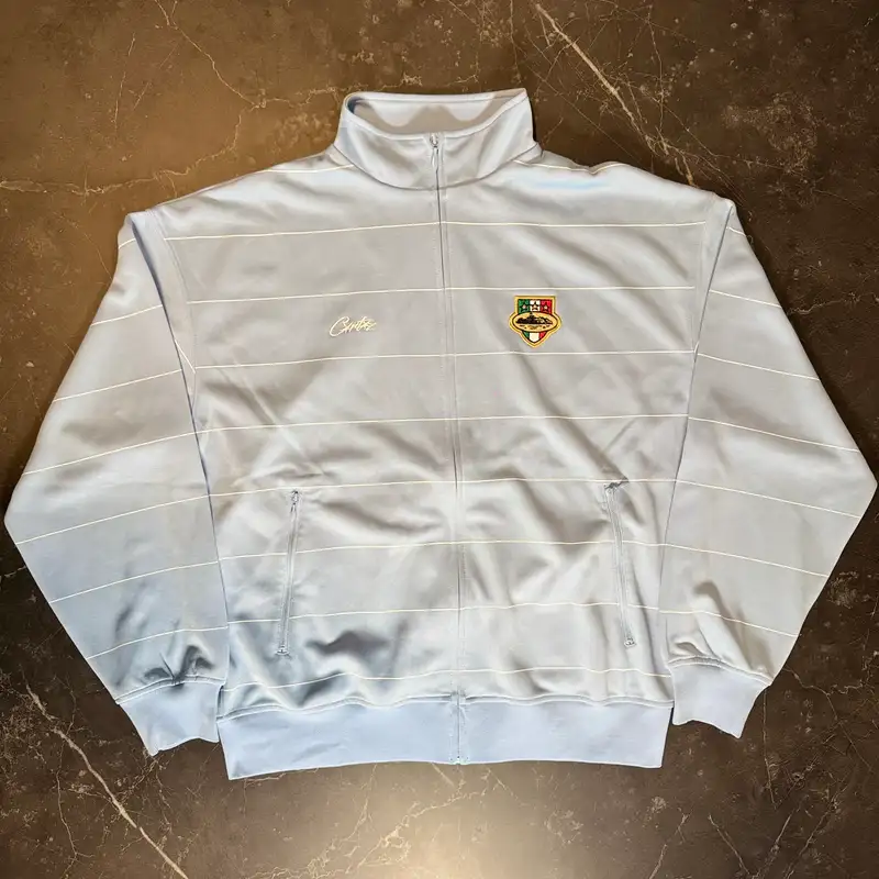 Corteiz Italia Track Jacket Baby Blue - 1