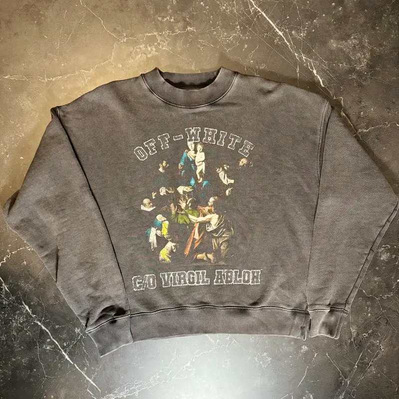 Off-White Mary Skate Black Crewneck - 1