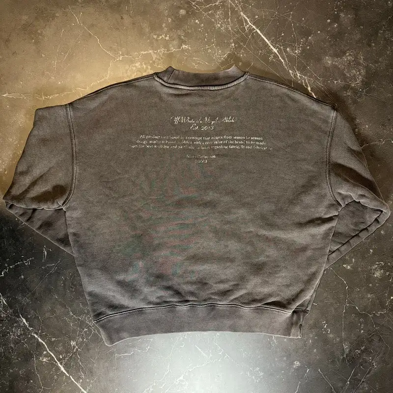 Off-White Mary Skate Black Crewneck 2
