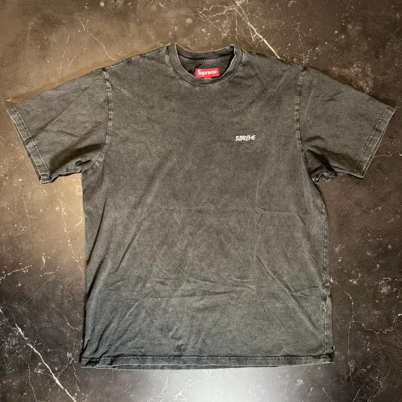 Supreme Washed S/S Top Black - 1
