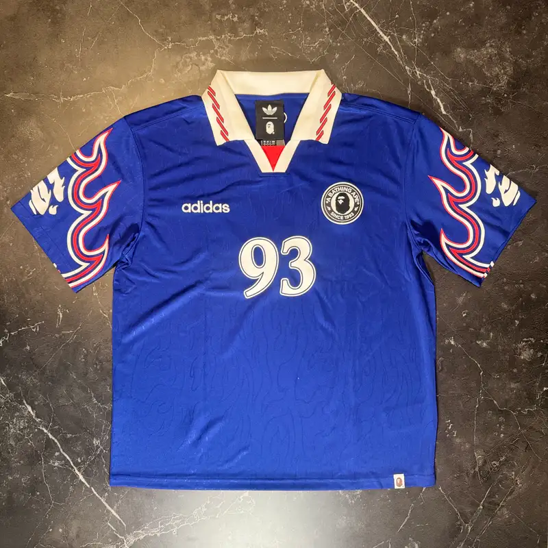Adidas Bape Flame Jersey Blue - 1