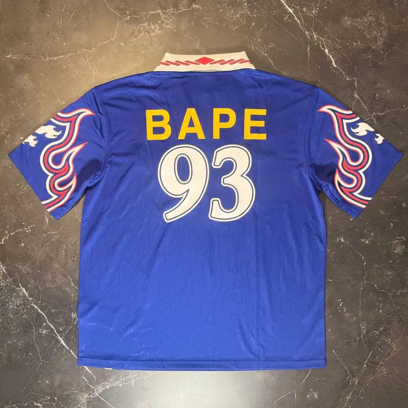 Adidas Bape Flame Jersey Blue 2