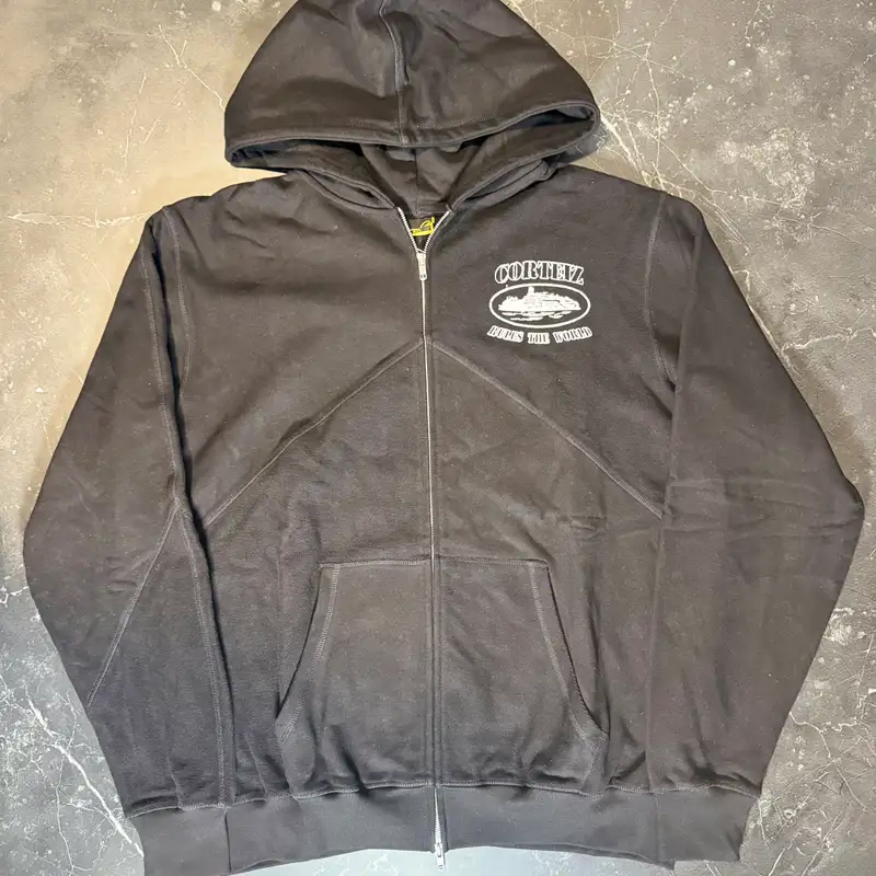 Corteiz Superior V2 Zip Up Black - 1