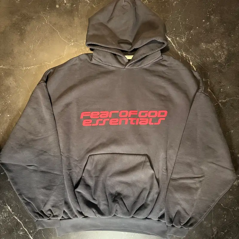 Essentials 90's Hoodie Iron Grey - 1