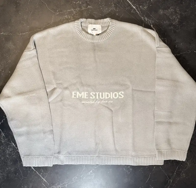 Eme Studios Master Grey Knit Sweater - 1