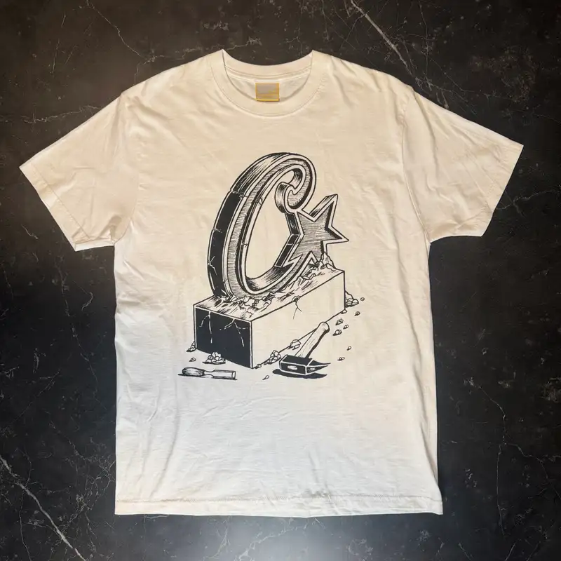 Corteiz Chisel White Tee - 1