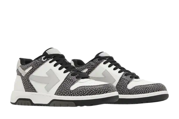Off White Out Of Office Black White Dotted Pattern - 1