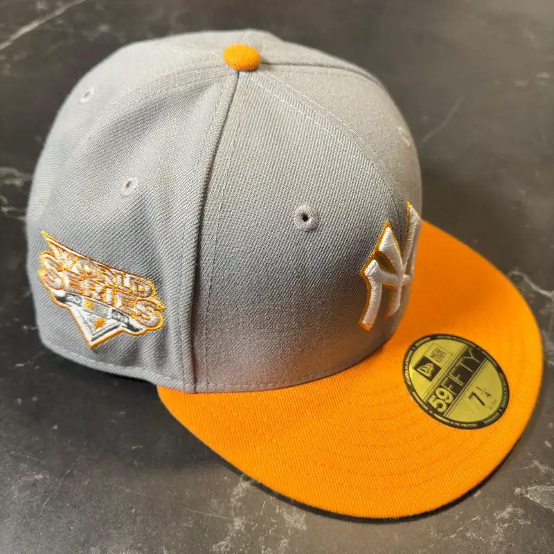 New Era NYC Grey Orange Hat - 1