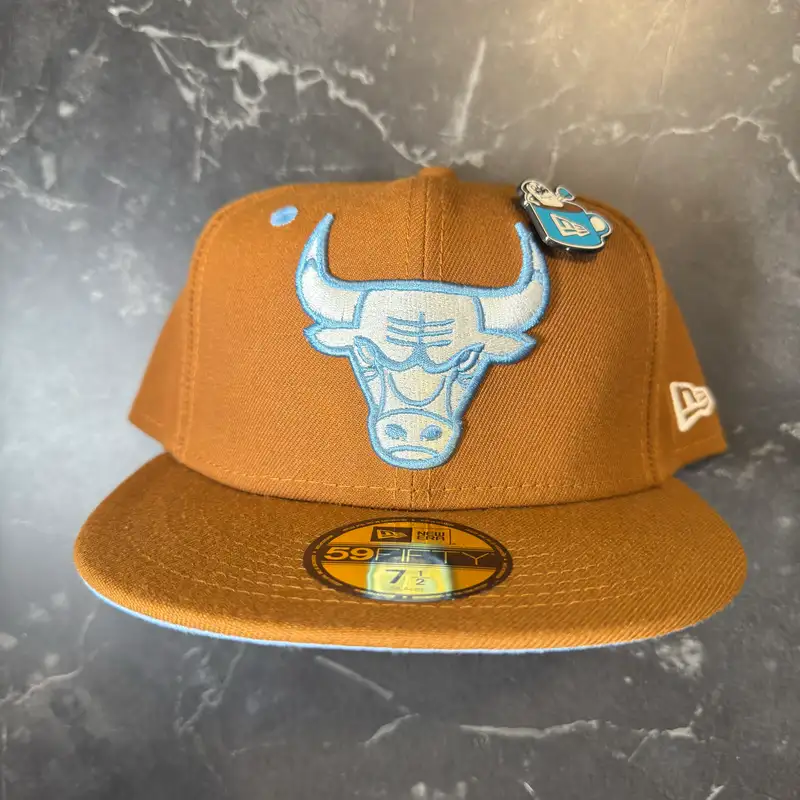 New Era Bulls Brown Hat - 1