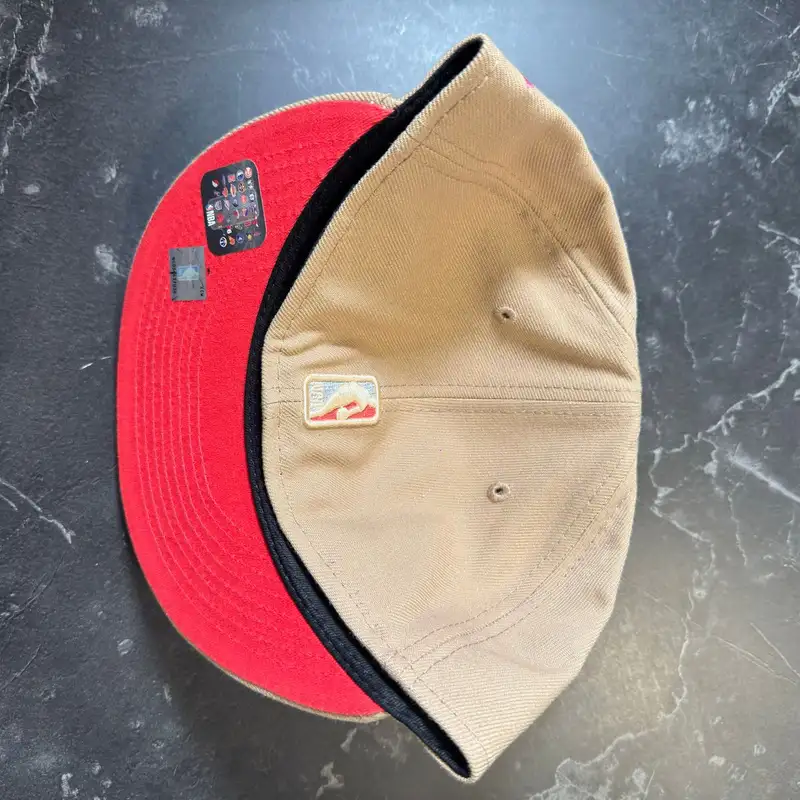 New Era Bulls Beige Hat 2